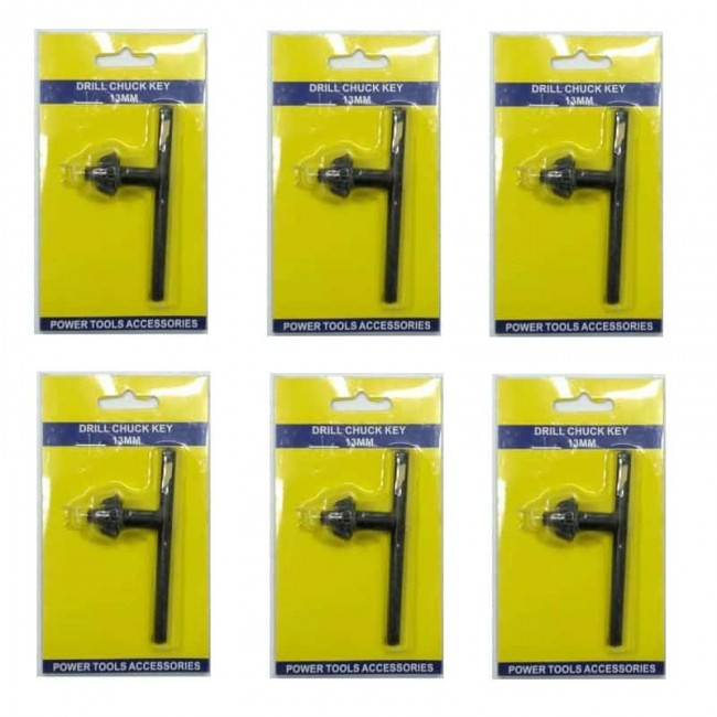 آچار سه نظام دریل سایز ۱۳ بسته ۶ عددی OBAD-001