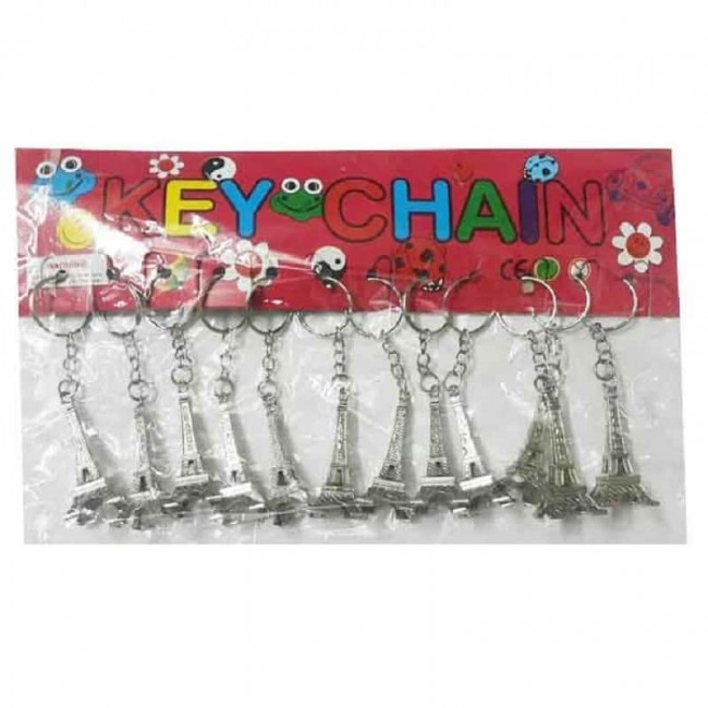 جاسوئیچی فلزی برج ایفل بسته ۱۲ عددی OLJS-001