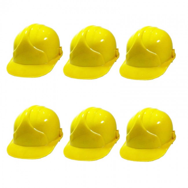 کلاه ایمنی ۶ عددی طرح JSP رنگ زرد OIKI-002