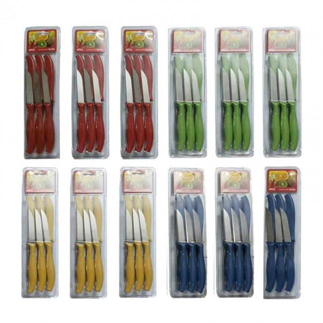 چاقو میوه خوری سیمرغ ۷۲ عددی معادل ۱۲ بسته ۶ عددی OHKD-001