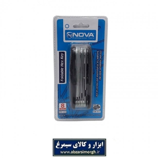 آچار آلن چاقویی Nova نووا AAL-008