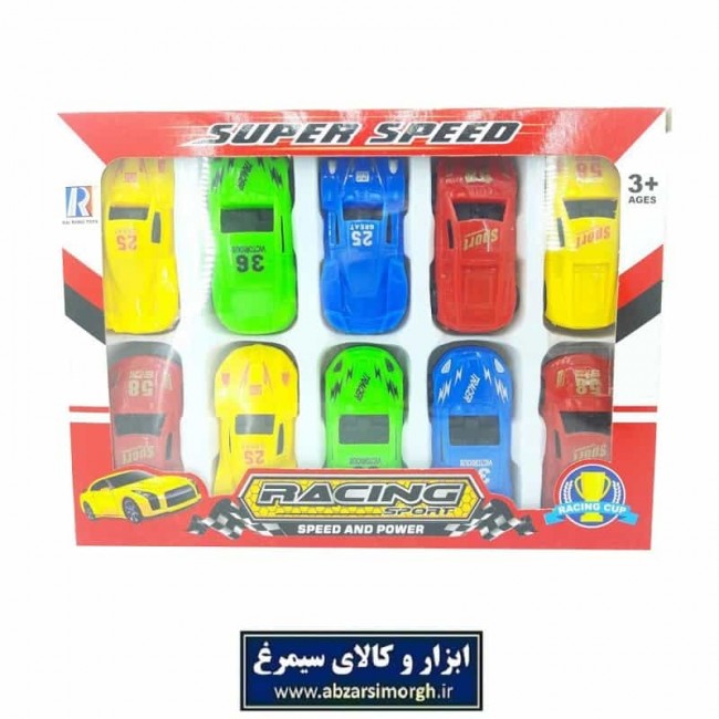 اسباب بازی ماشین  کوچک ۱۰ عددی جعبه دار TMA-001