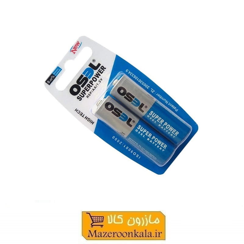 باتری قلمی اوسل Osel  بسته ۲ عددی EBT-003