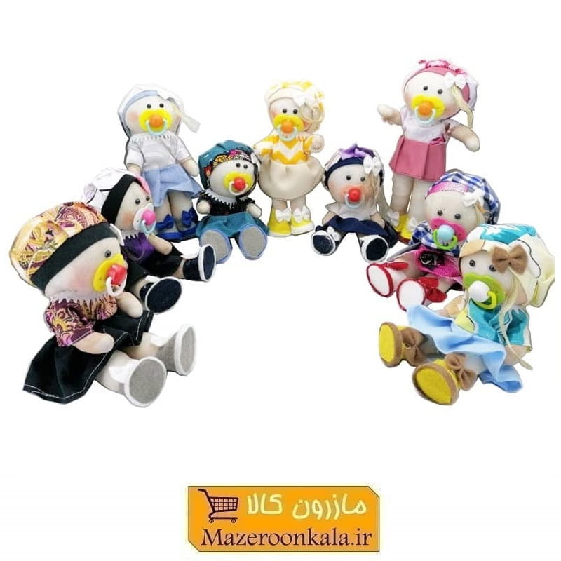 عروسک پارچه ای قد ۲۳ سانت با قابلیت نشستن TAR-009