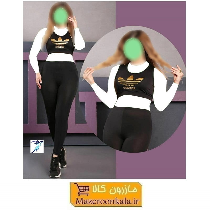 نیم تنه و ساپورت ورزشی زنانه Adidas آدیداس مشکی VLV-008