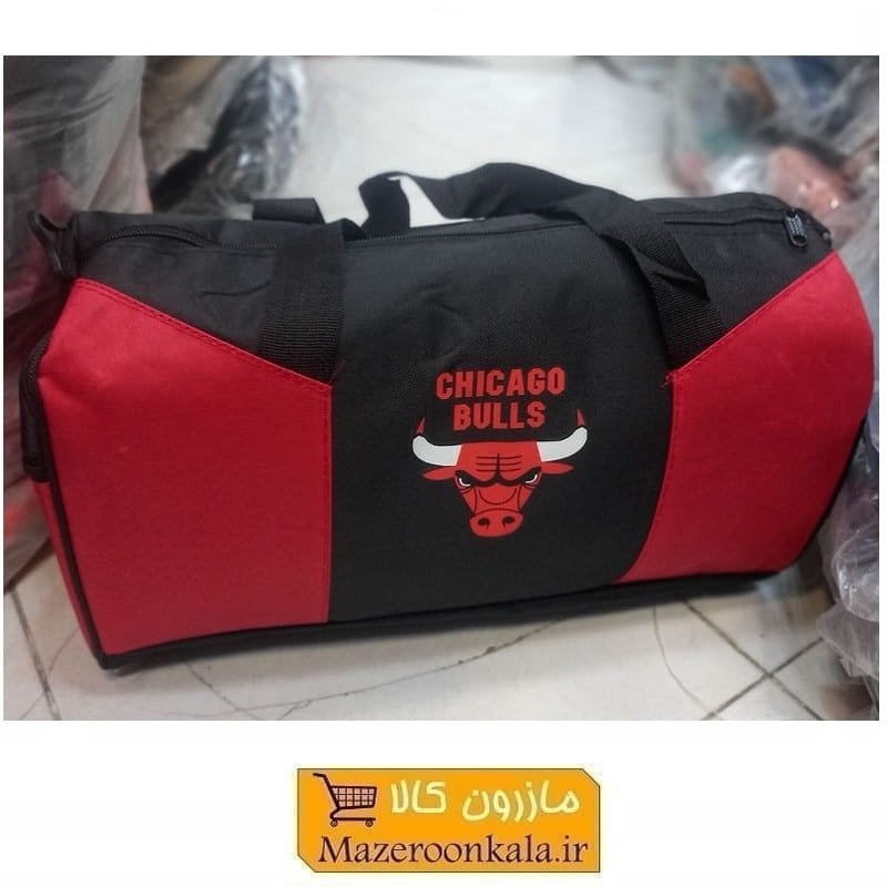 ساک ورزشی برزنتی شیکاگو بولز Chicago Bulls دو رنگ HSV-2079