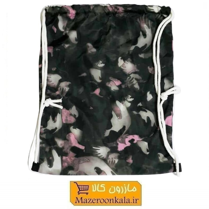 کوله پشتی ورزشی شوزبگ طرح دار مدل A پارچه پلاستیک ظریف VKF-003