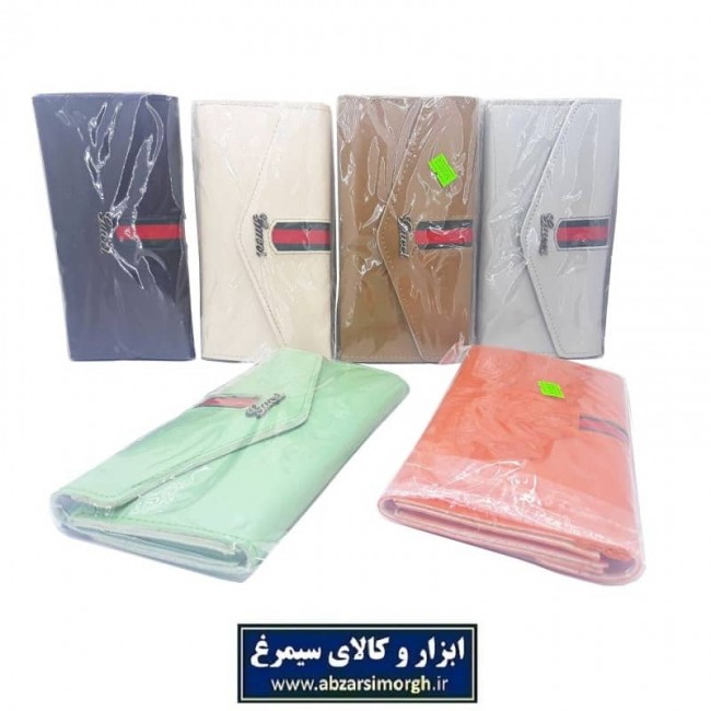 کیف زنانه دکمه مخفی پرچمی HKF-007