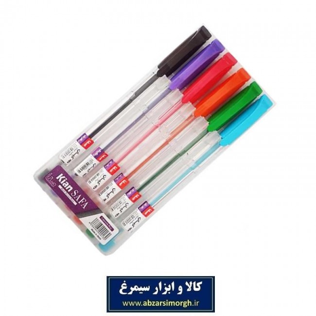 خودکار کیان صفا Kian Safa بسته ۶ عددی رنگی