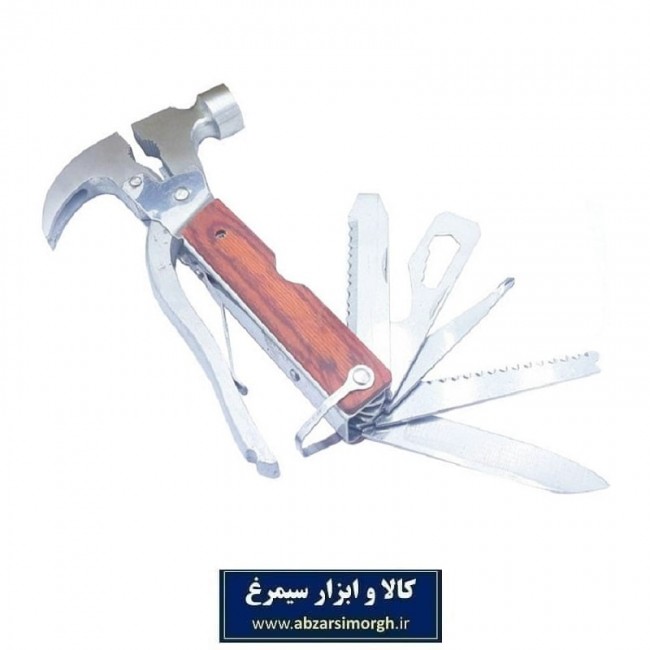 ست ابزار چند کاره - ابزار کمپینگ چکش ۱۷ کاره HAC-001