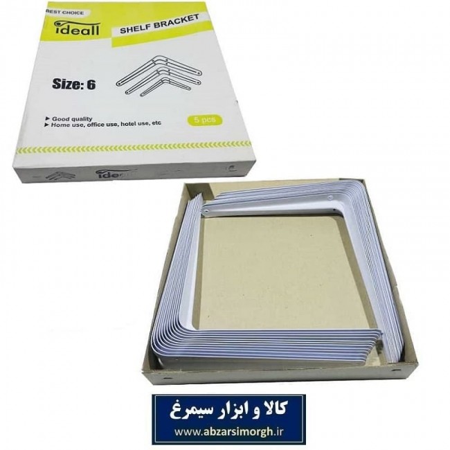 گونیا دیواری سایز ۶ Ideall آیدیل یک عدد SGN-004