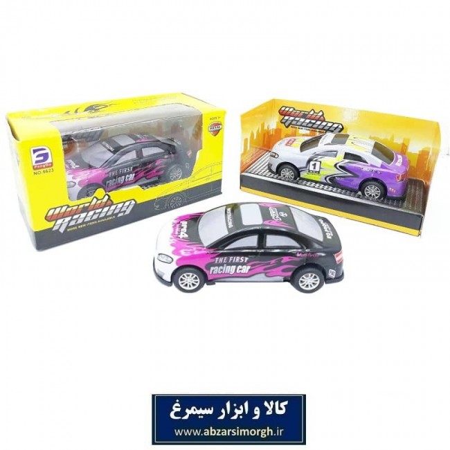 ماشین اسباب بازی عقب کش فلزی World Racing جعبه دار ۱۰ سانت TMT-008