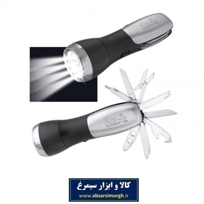 چراغ قوه با ابزار چند کاره کوهنوردی  و کمپینگ ECG-011