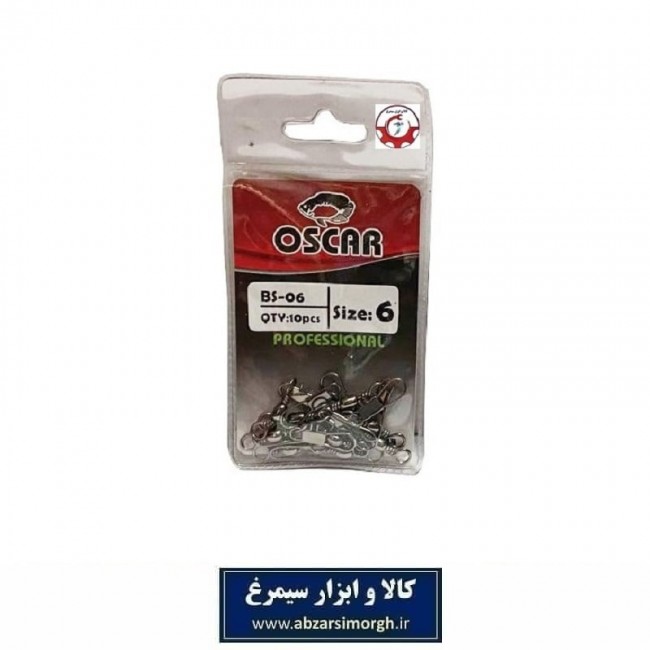 هرزگرد قلاب ماهیگیری اسکار Oscar سایز ۶ بسته ۱۰ عددی NFS-001