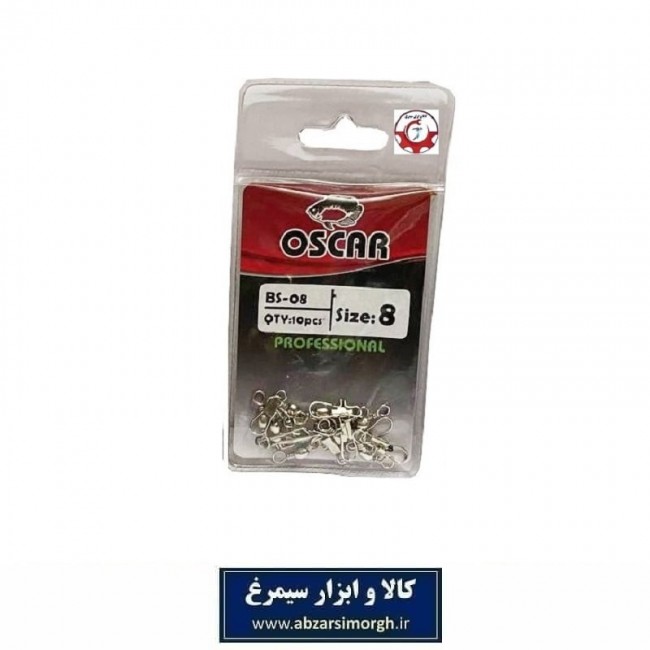 هرزگرد قلاب ماهیگیری اسکار Oscar سایز ۸ بسته ۱۰ عددی NFS-002