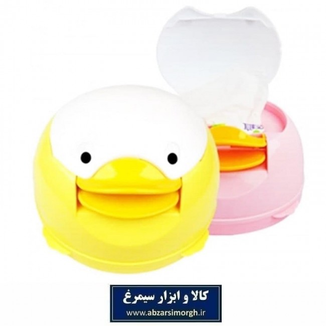 جای دستمال کاغذی درب دار اتاق کودک طرح پنگوئن HKI-011