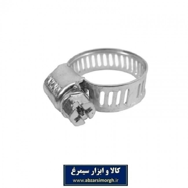 بست فلزی شیلنگ شماره ۱/۴ ۱ اینچ تایوانی عرض ۸ میلیمتر SBS-005