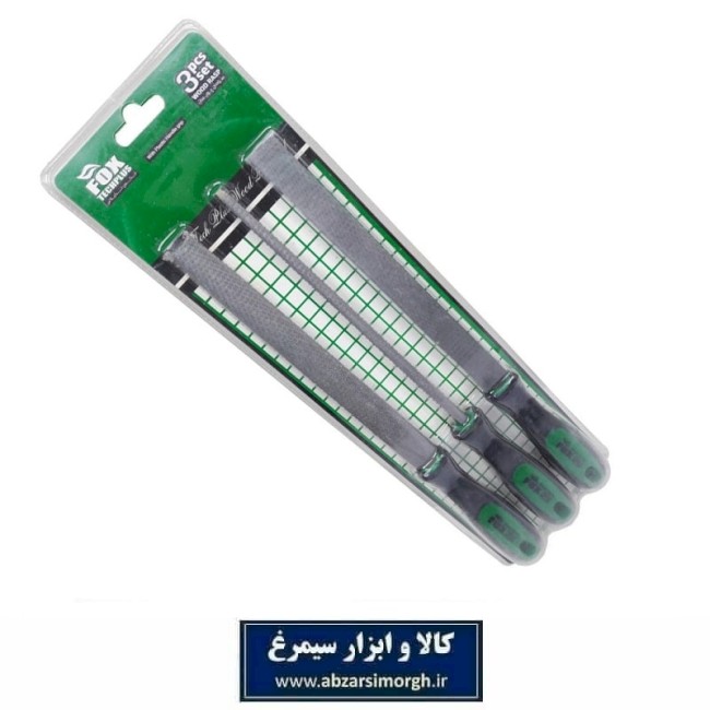 مجموعه 3 عددی سوهان چوب Fox فوکس ASH-003