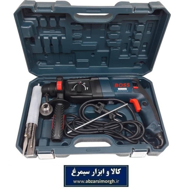 دریل بتن کن 4 شیار Boss باس مدل BS26SRE سه کیلویی BBK-001