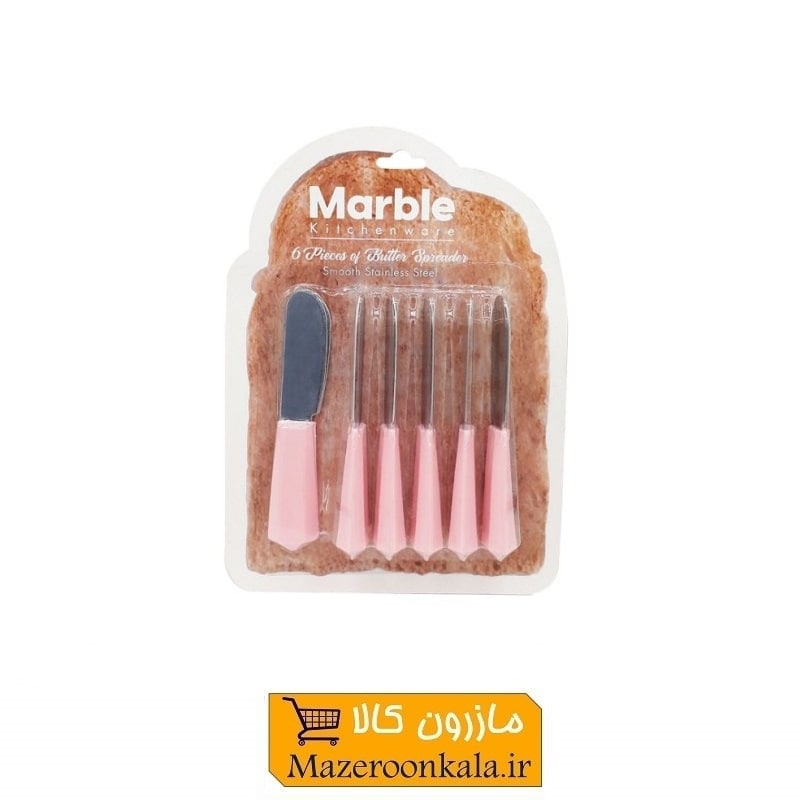 کارد کره و شکلات صبحانه Marbel ماربل ست 6 عددی HCG-024