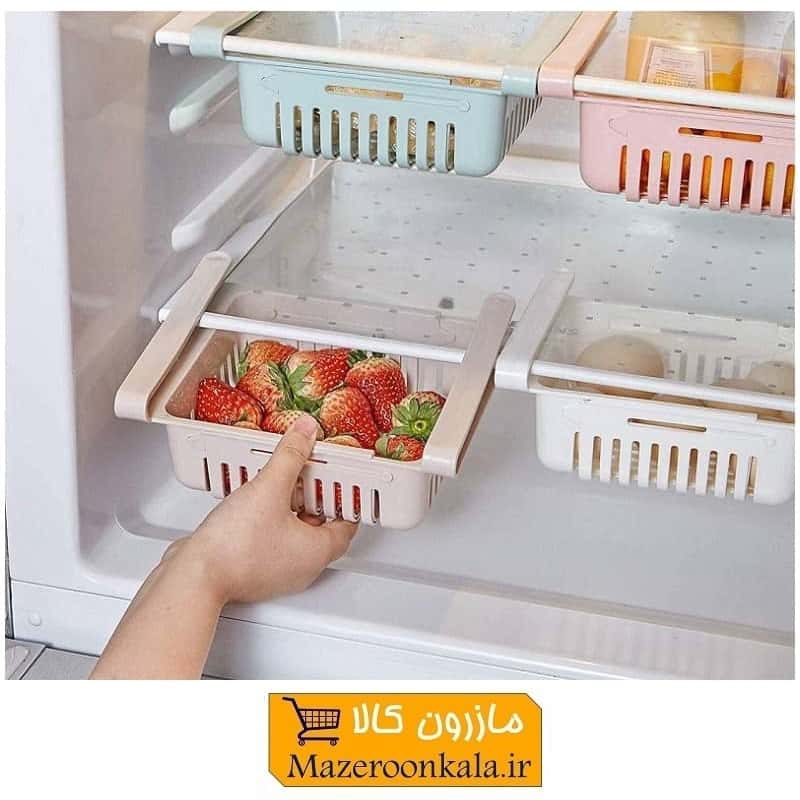 شلف و نظم دهنده کشویی یخچال Belmini بلمینی عرض قابل تنظیم HOR-029