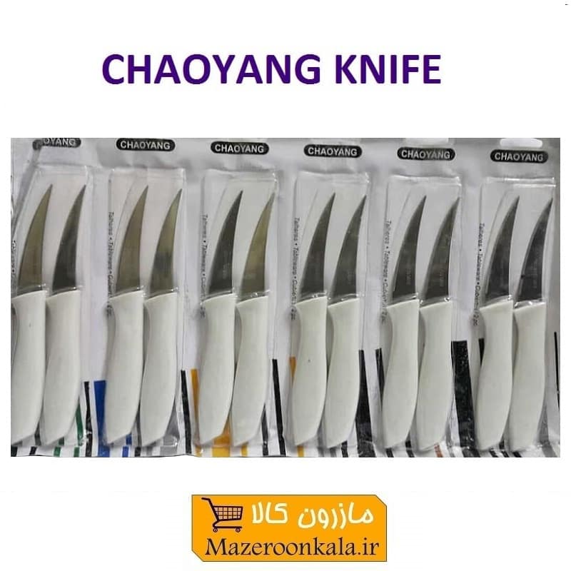 چاقو آشپزخانه لیزری منحنی Chaoyang چائویانگ سفید فروش تک و جین HCG-021