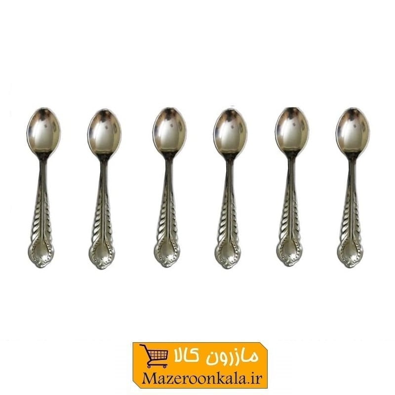 قاشق چایخوری استیل ارزان قیمت تولید چین ست ۶ و ۱۲ عددی HGS-010