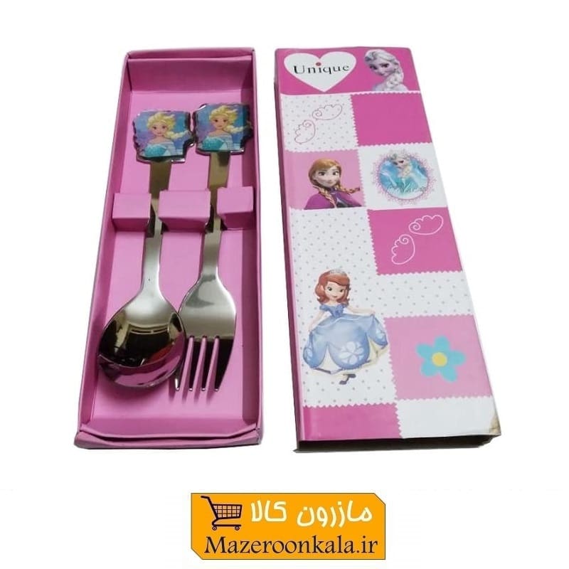 قاشق چنگال کودک یونیک Unique آنا Frozen فروزن HGS-008