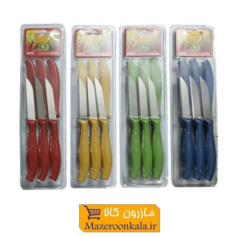 کارد و چاقو میوه خوری خارجی بسته ۶ عددی HKD-001
