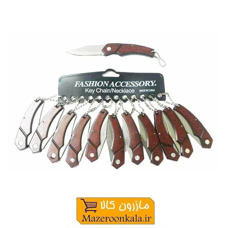 چاقو سفری تاشو طرح چوب ۱۵ سانت یک عدد HSK-007