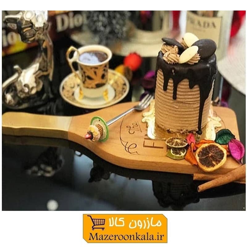 تخته سرو چوبی و آشپرخانه بوهینو مدل Finest things طرح بطری HVD-003