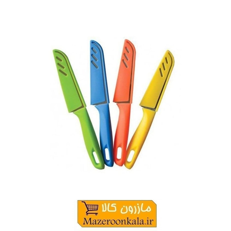 چاقو غلاف دار Tri Star تری استار دسته رنگی HCG-013
