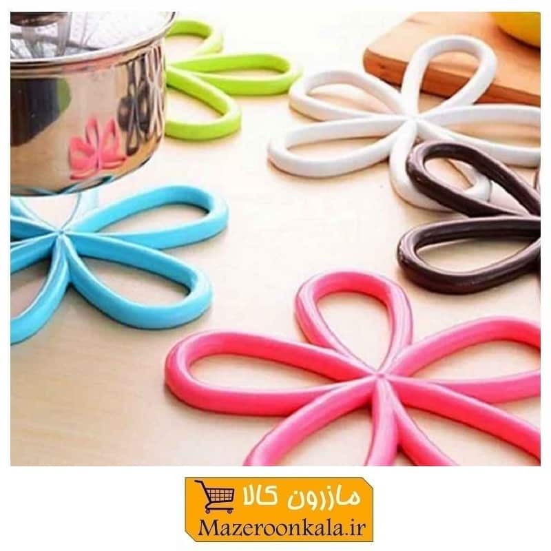 زیرقابلمه طرح گل سیلیکونی نسوز گلین هوم HZG-001
