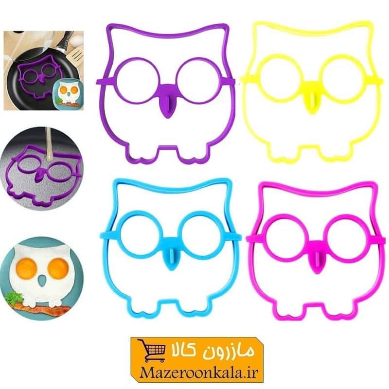 قالب سیلیکونی تخم مرغ و املت طرح جغد HGG-005