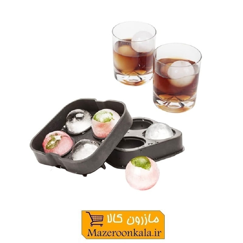 قالب یخ کروی پلاستیکی چهار تایی HGY-002