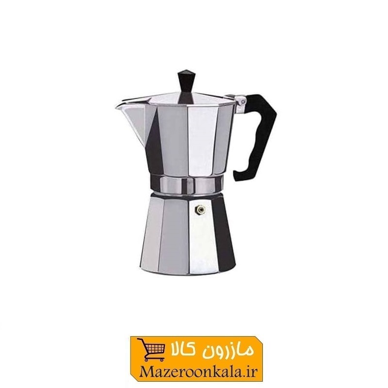 موکاپات یا قهوه جوش و اسپرسوساز روگازی آلومینیوم ۲ کاپ HGJ-001