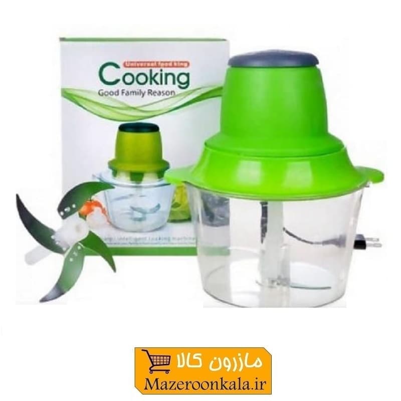 خردکن برقی و غذا ساز ۴ تیغه Cooking کوکینگ HSL-011