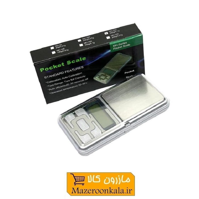ترازو دیجیتال جیبی Pocket Scale مدل MH-500 با ظرفیت سنجش ۵۰۰ گرم MTZ-007