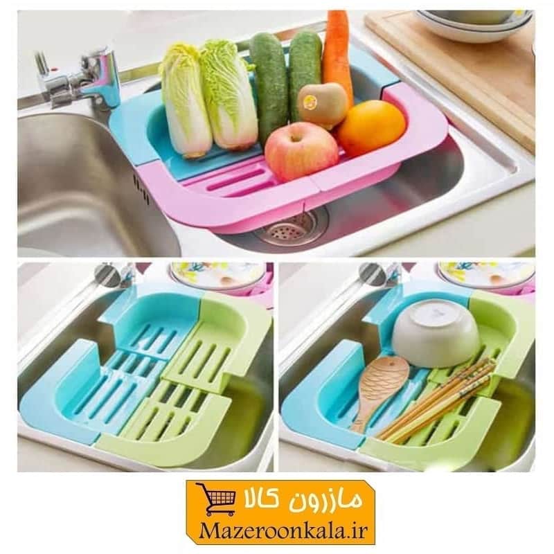 سبد و آبکش چهار تکه روی سینک سمولین PSS-003