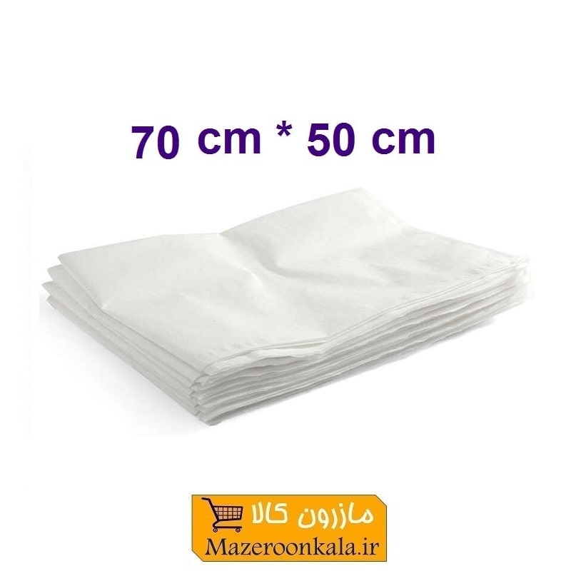 روبالشی یکبار مصرف ابعاد ۵۰ × ۷۰ سانت بسته ۵ عددی HKK-015