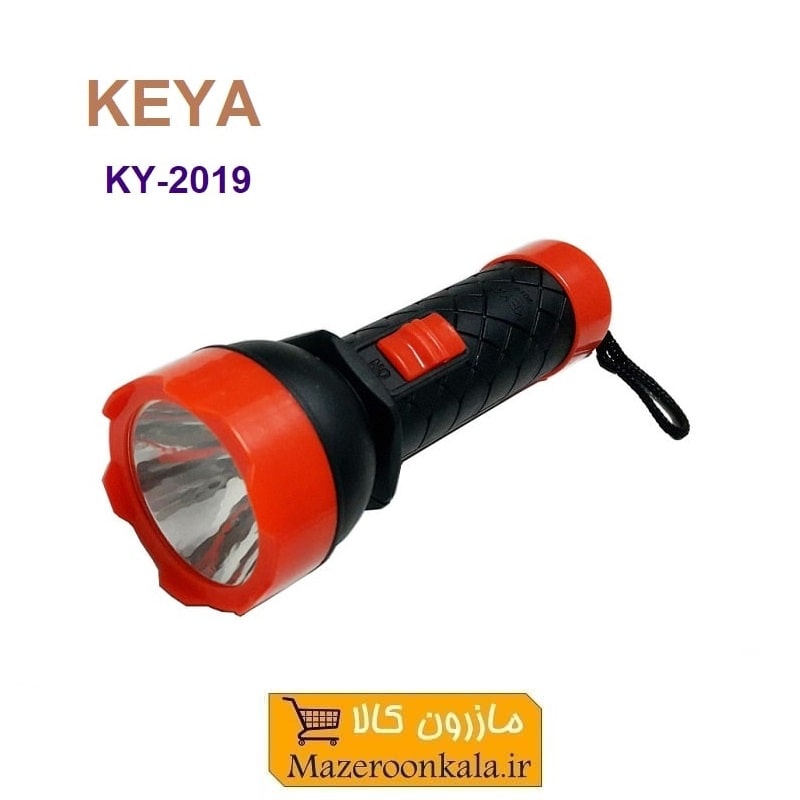 چراغ قوه KEYA KY-2019  با یک باتری قلمی ECG-018