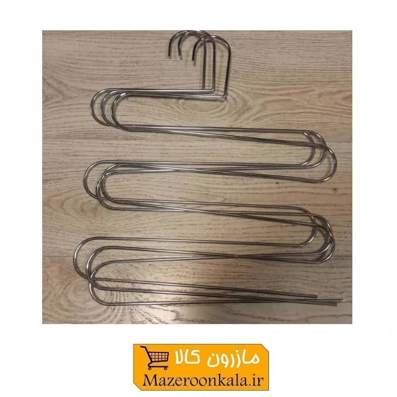 آویز شال و روسری استیل مدل مارپیچ مفتول سایز ۲ قطر ۵ میلی متر HOR-011