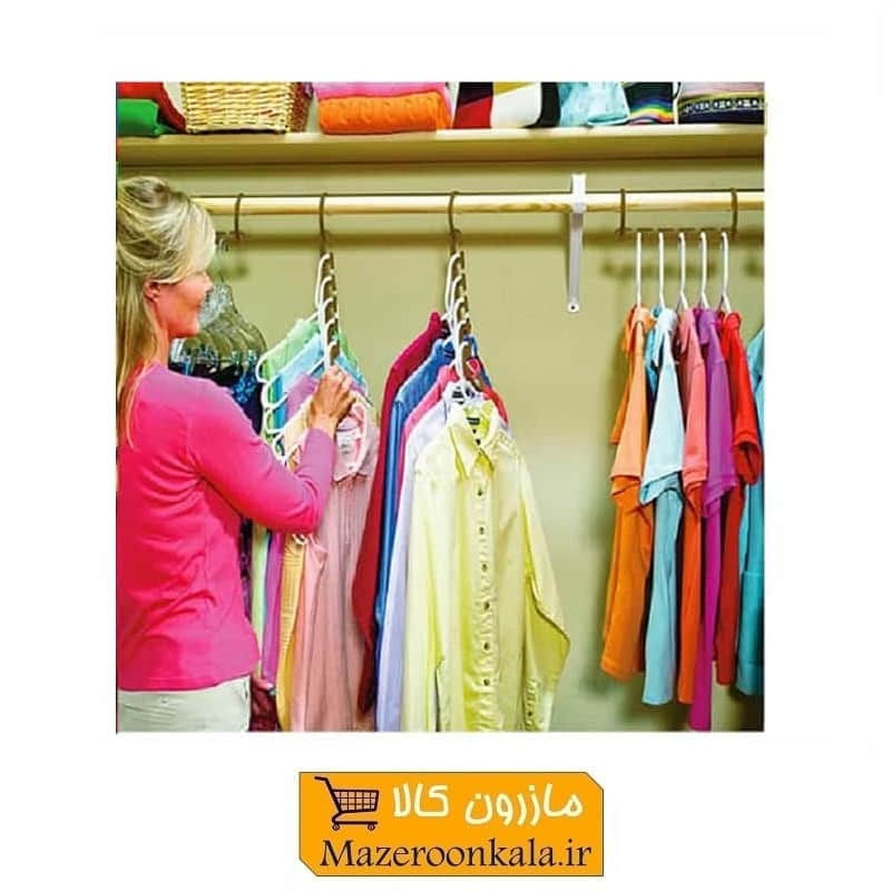 رخت آویز طرح واندر هنگر پلین پک ۶ عددی PCL-004