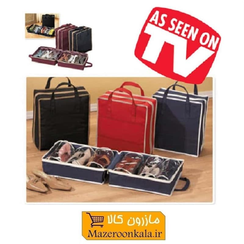 جا کفشی و ارگانایزر کیفی و سفری Shoe Tote شو توت بدون جعبه HJF-003
