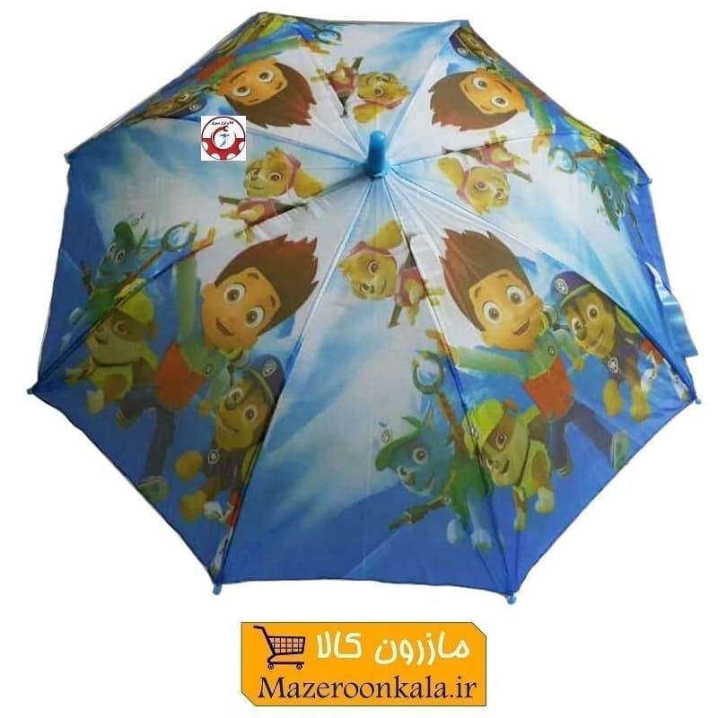 چتر پسرانه کارتونی سگ های نگهبان Paw Patrol فنر مشکی HCH-015
