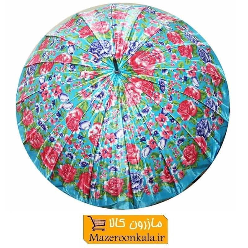 چتر زنانه نقش دار طرح E دسته عصایی ۱۶ فنر HCH-030