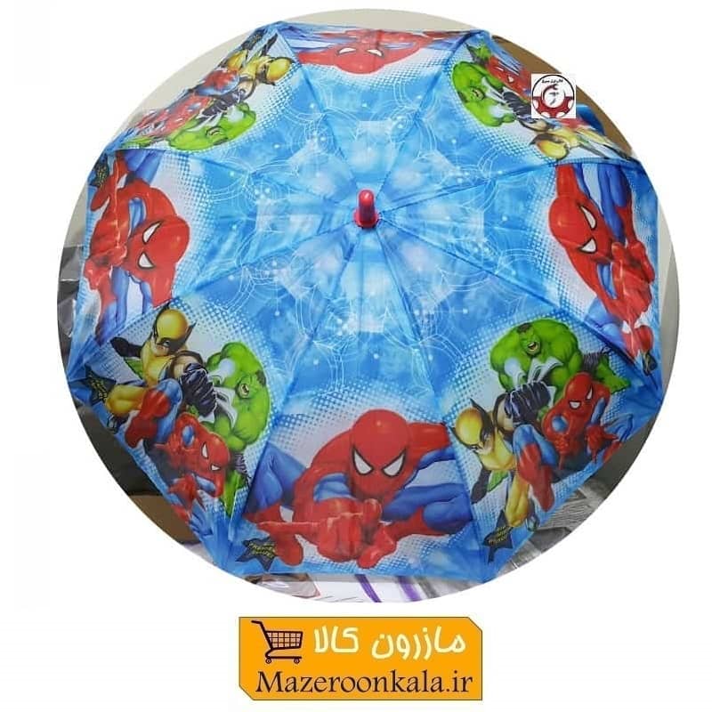 چتر بچه گانه کارتونی Spider Man مرد عنکبوتی 8 فنر HCH-036