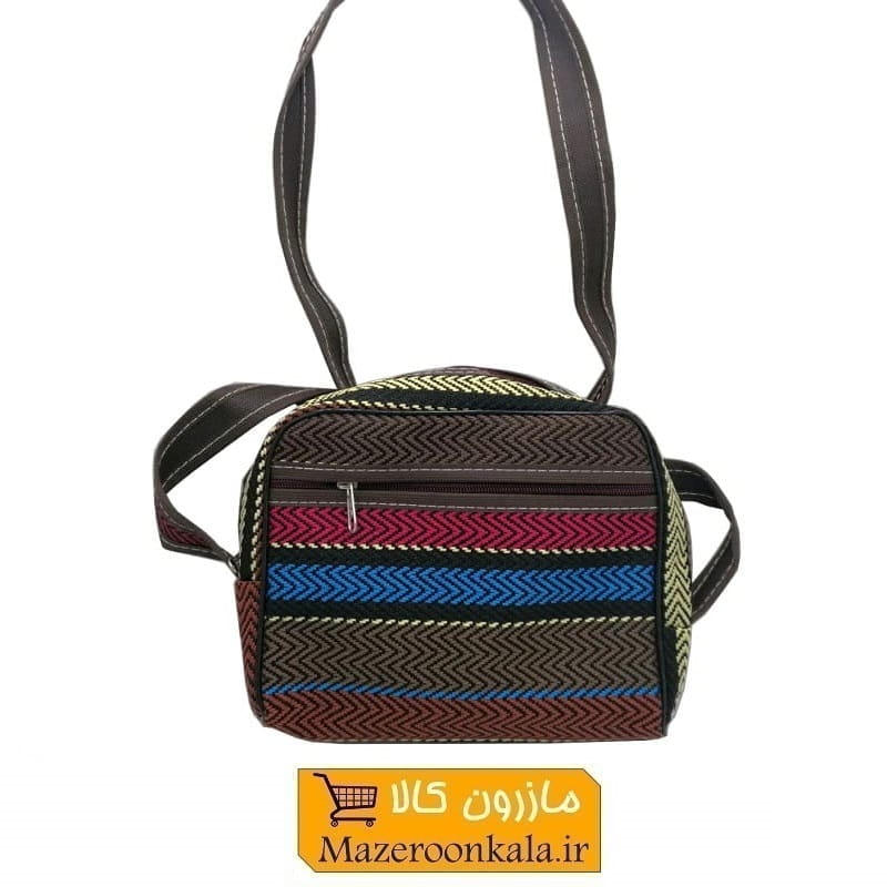 کیف جاجیم یا جاجیمی دوشی زنانه 3 زیپ HKF-054