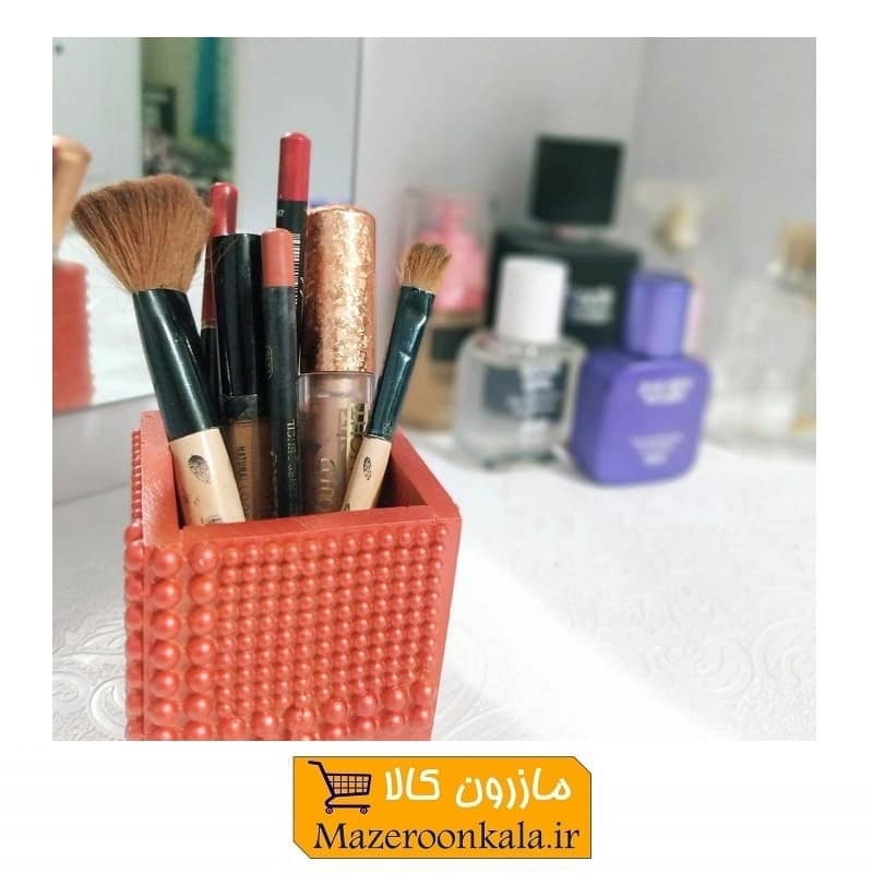 جا قلمی و گلدان تزئینی کوچک سفالی OJG-003