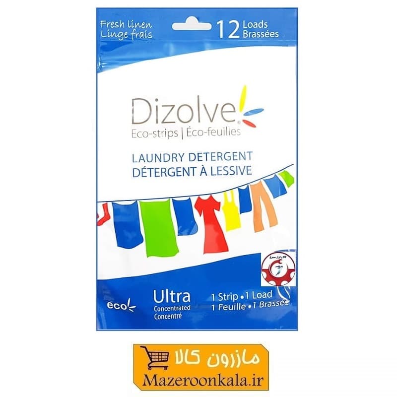 شوینده ماشین لباسشویی Dizolve دیزالو ۱۲ برگ HGL-004